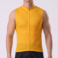 Orange Sleeveless Cycling Jersey