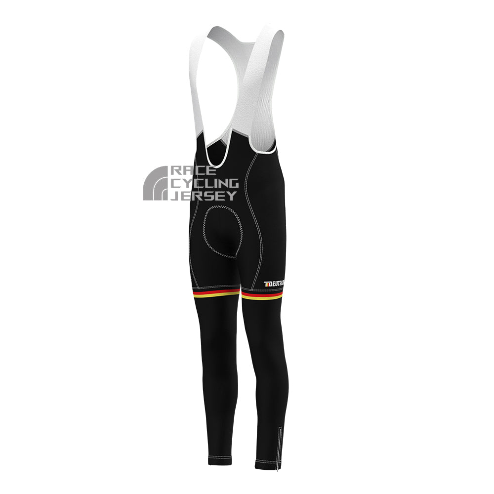 2019 Germany Fleece Bib Cycling Pants