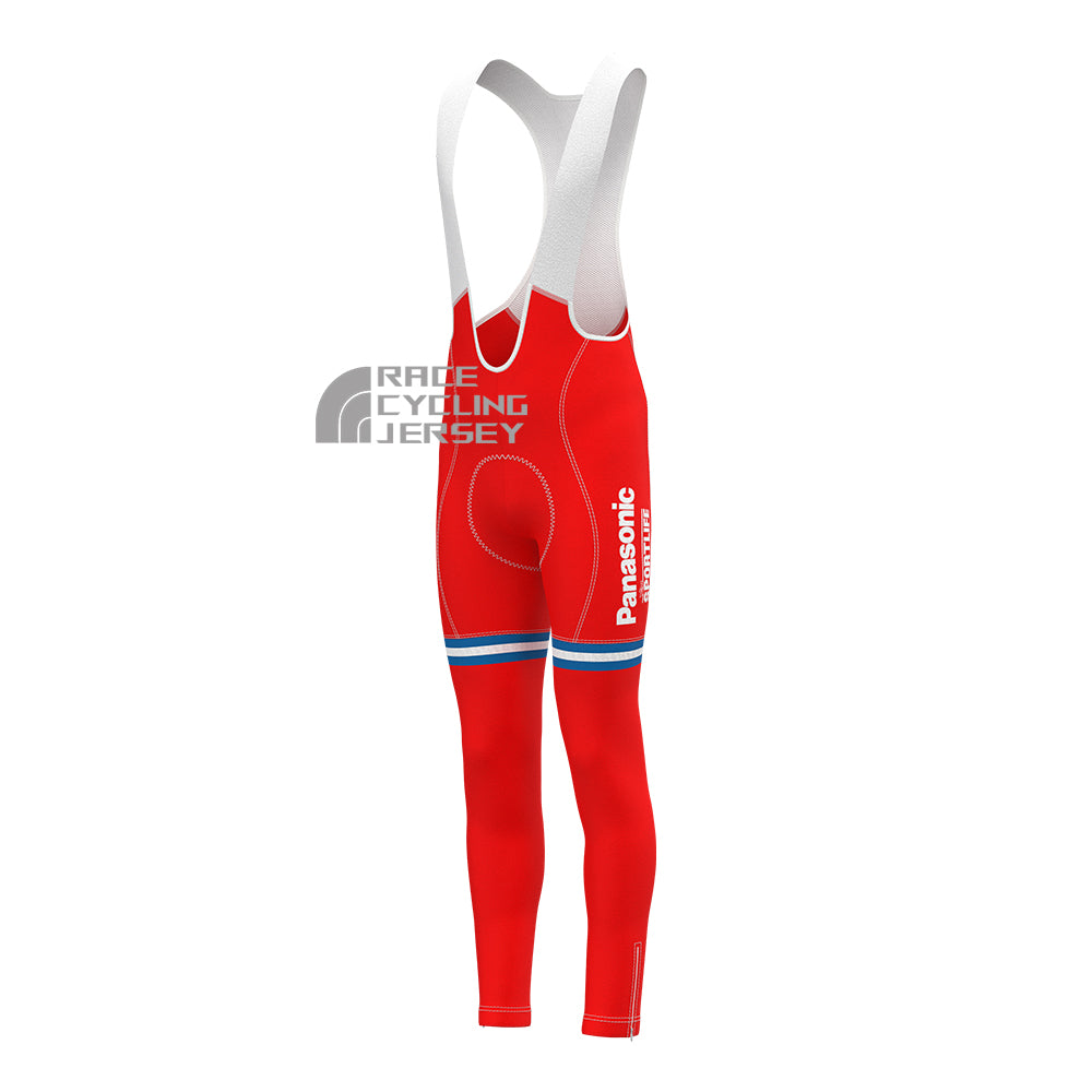 Panasonic SPORTLIFE Fleece Bib Cycling Pants