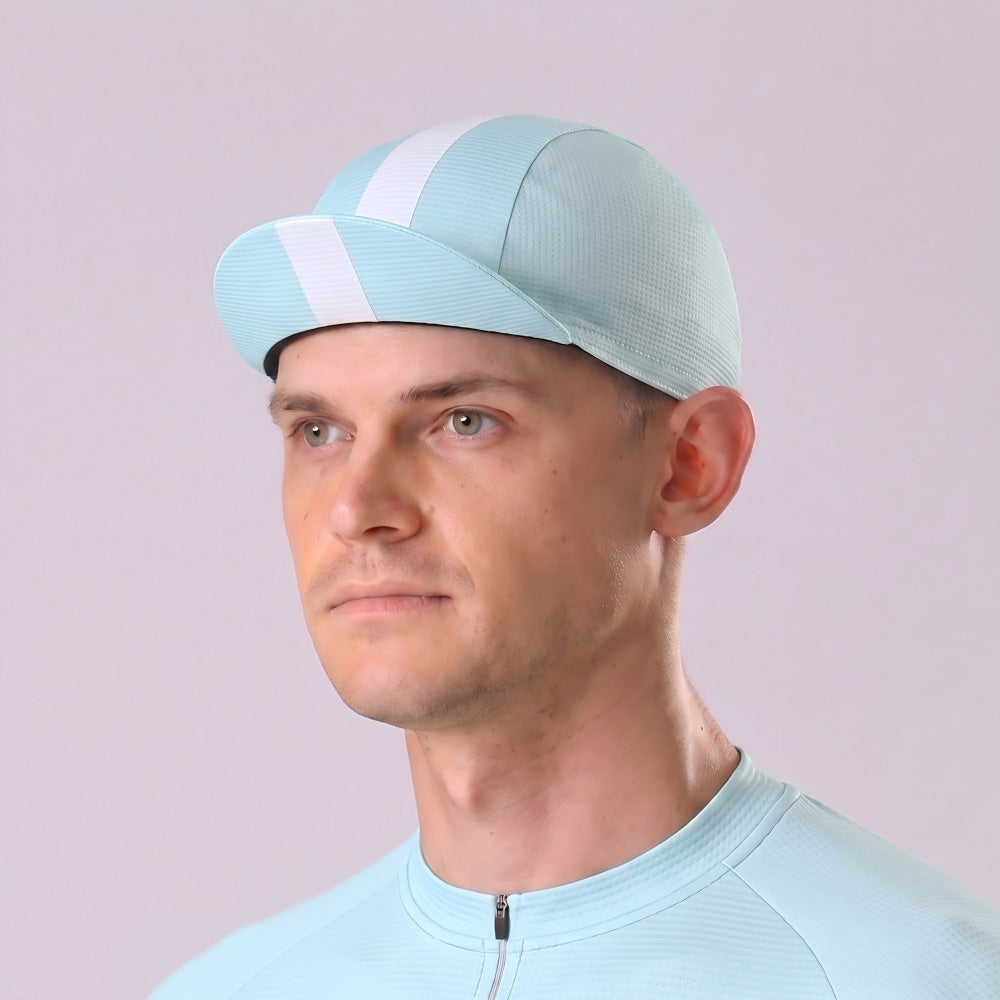 Glacier Blue Cycling Cap