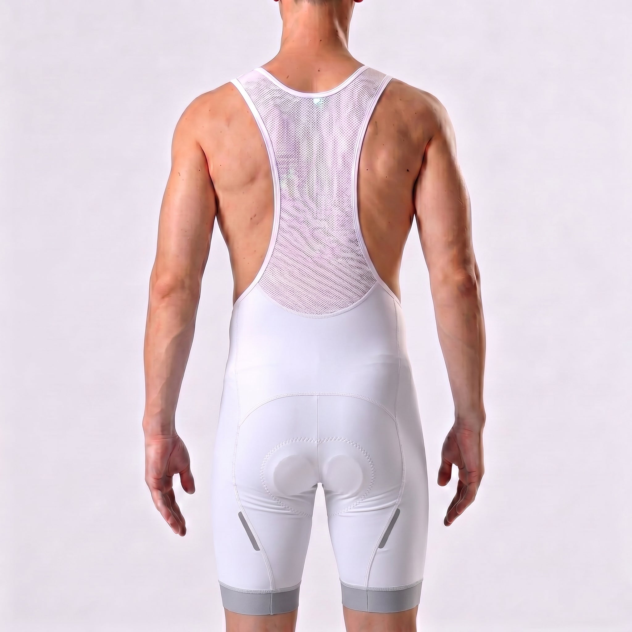 United Kingdom White Bib Cycling Shorts