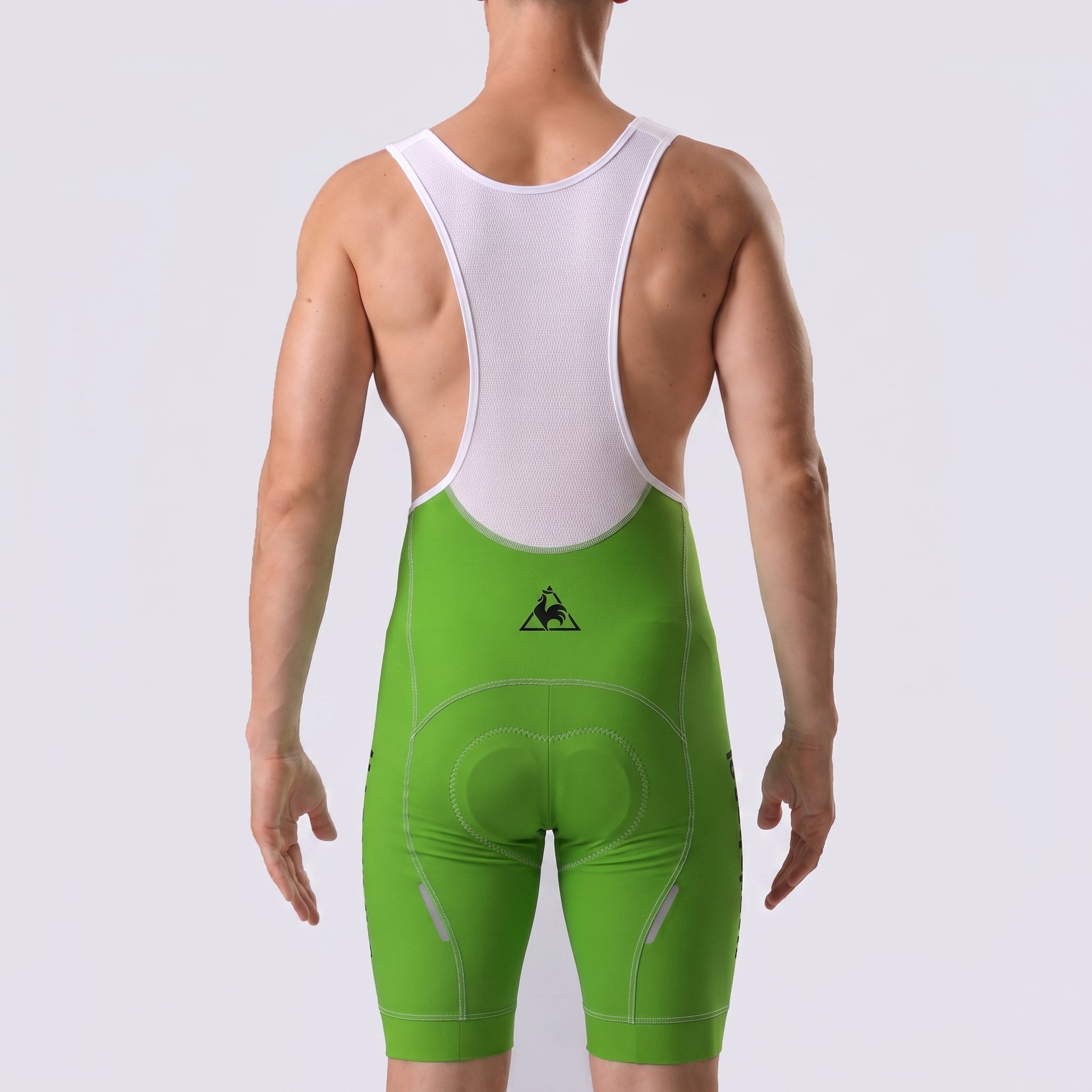 Green Bianchi Bib Cycling Shorts