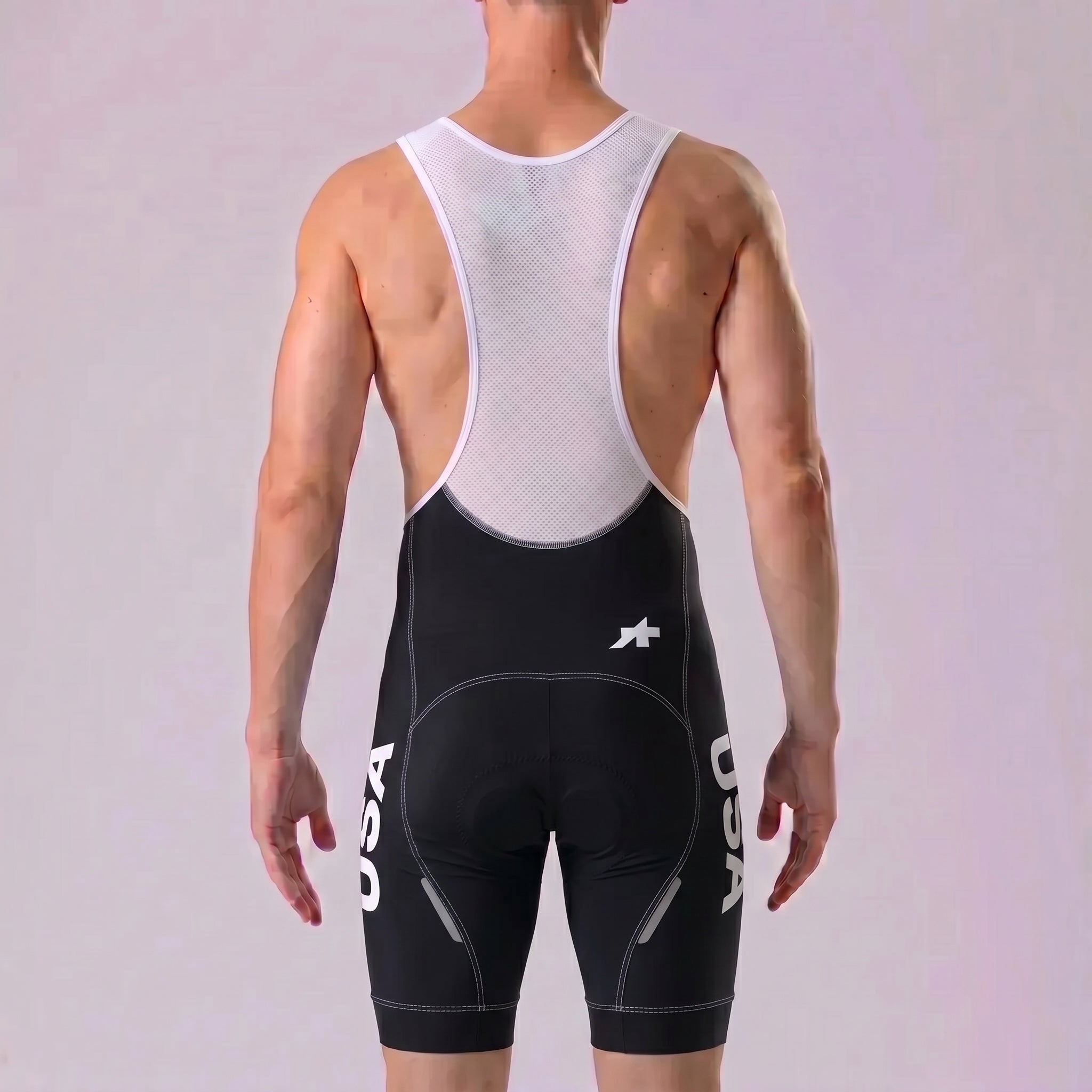 USA Blue Bib Cycling Shorts