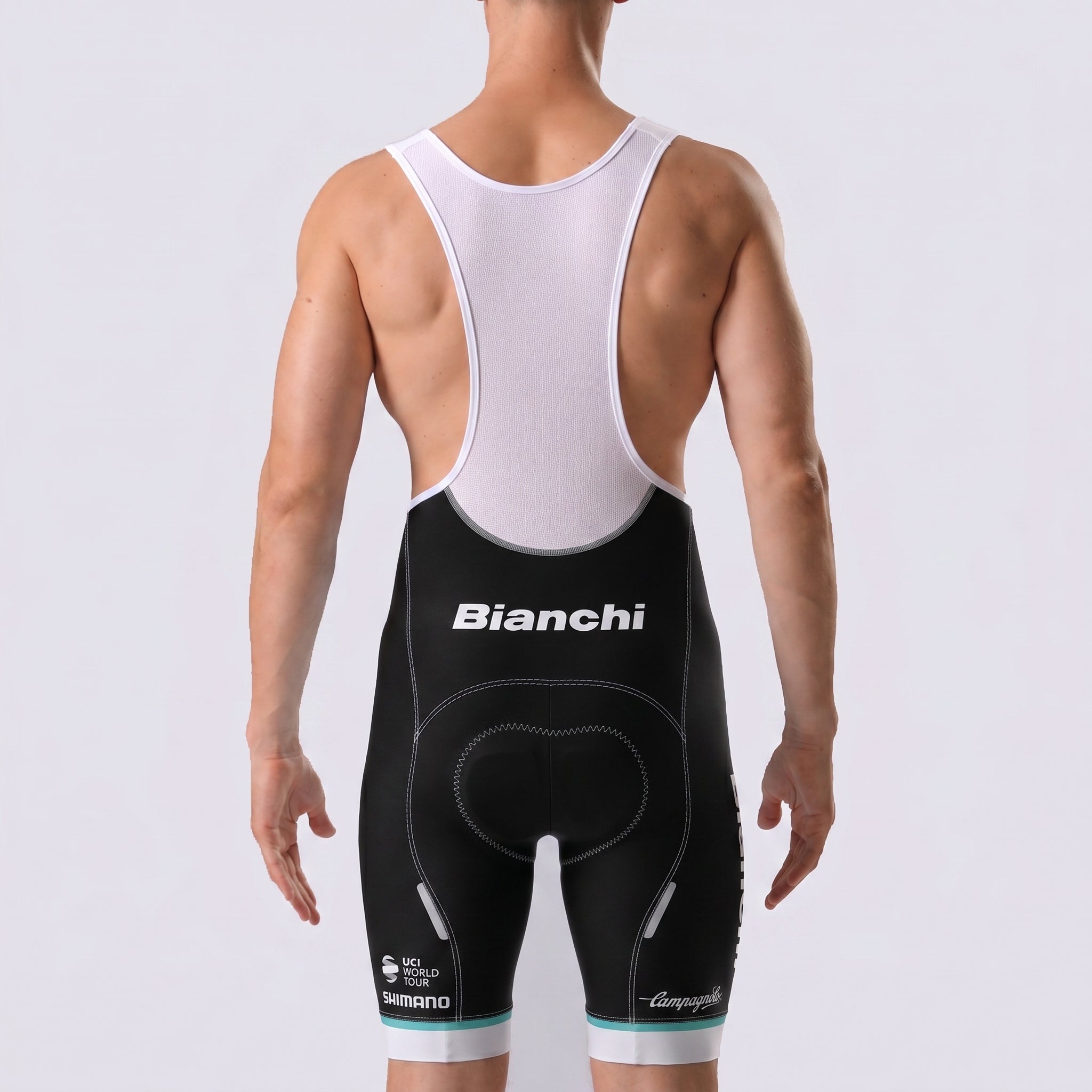 Blue Bianchi Bib Cycling Shorts