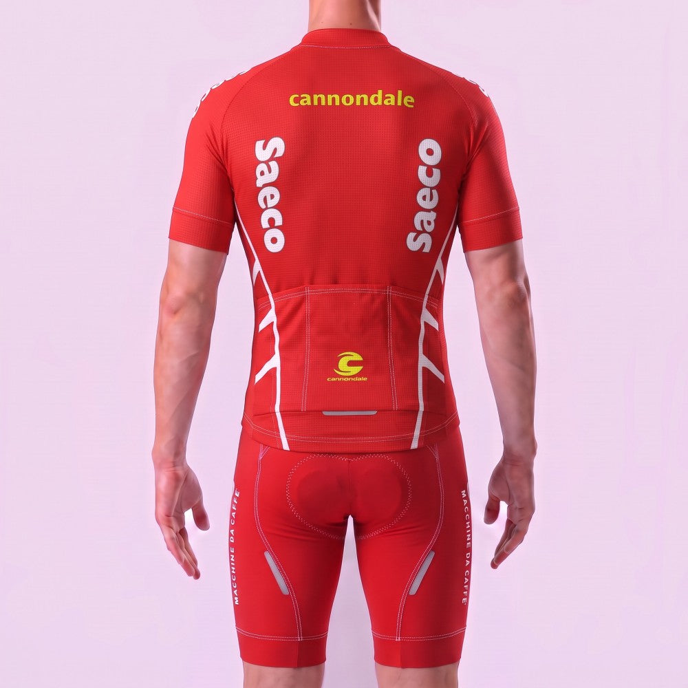 1997 Red Short Sleeves Cycling Kits