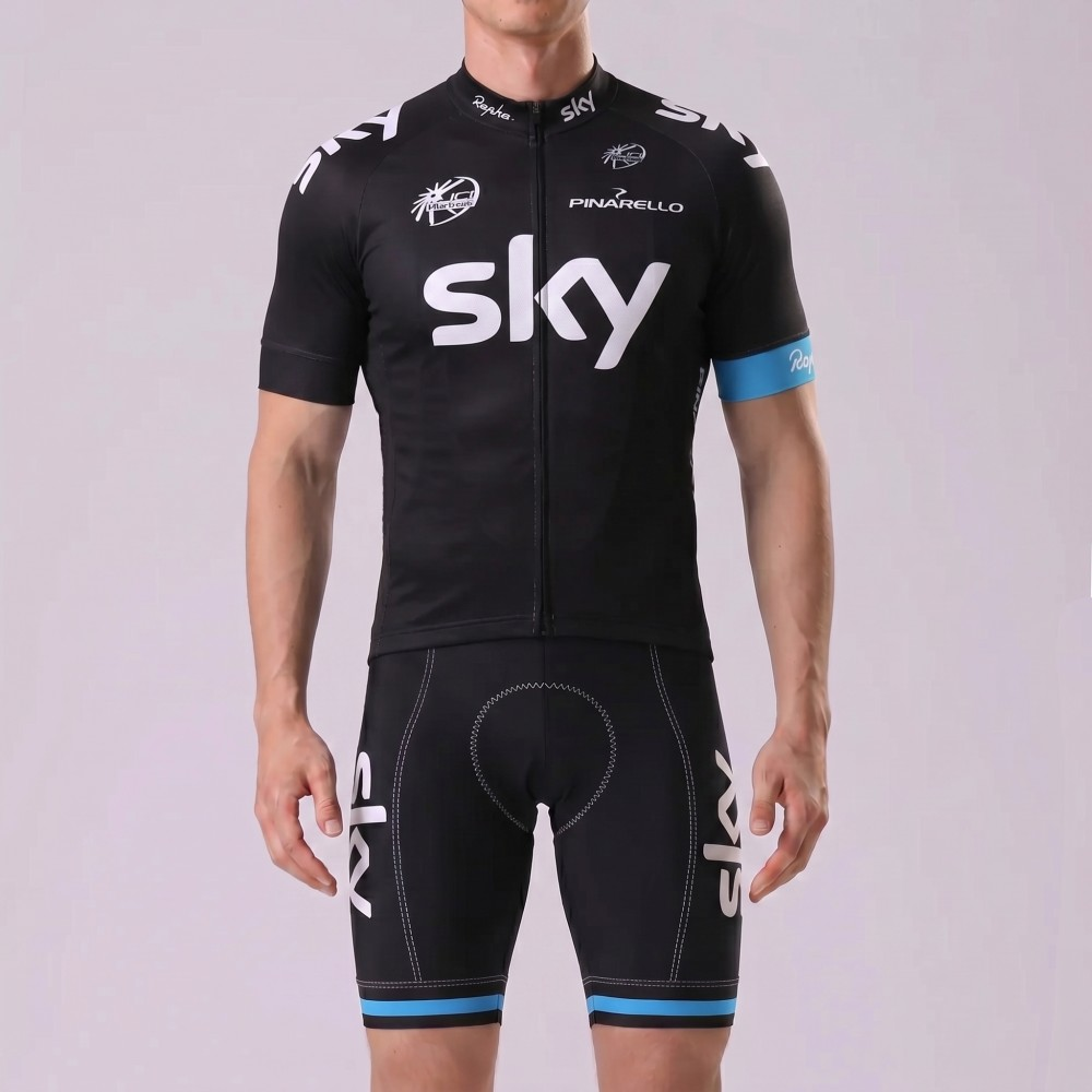 2015 SKY Short Sleeves Cycling Kits
