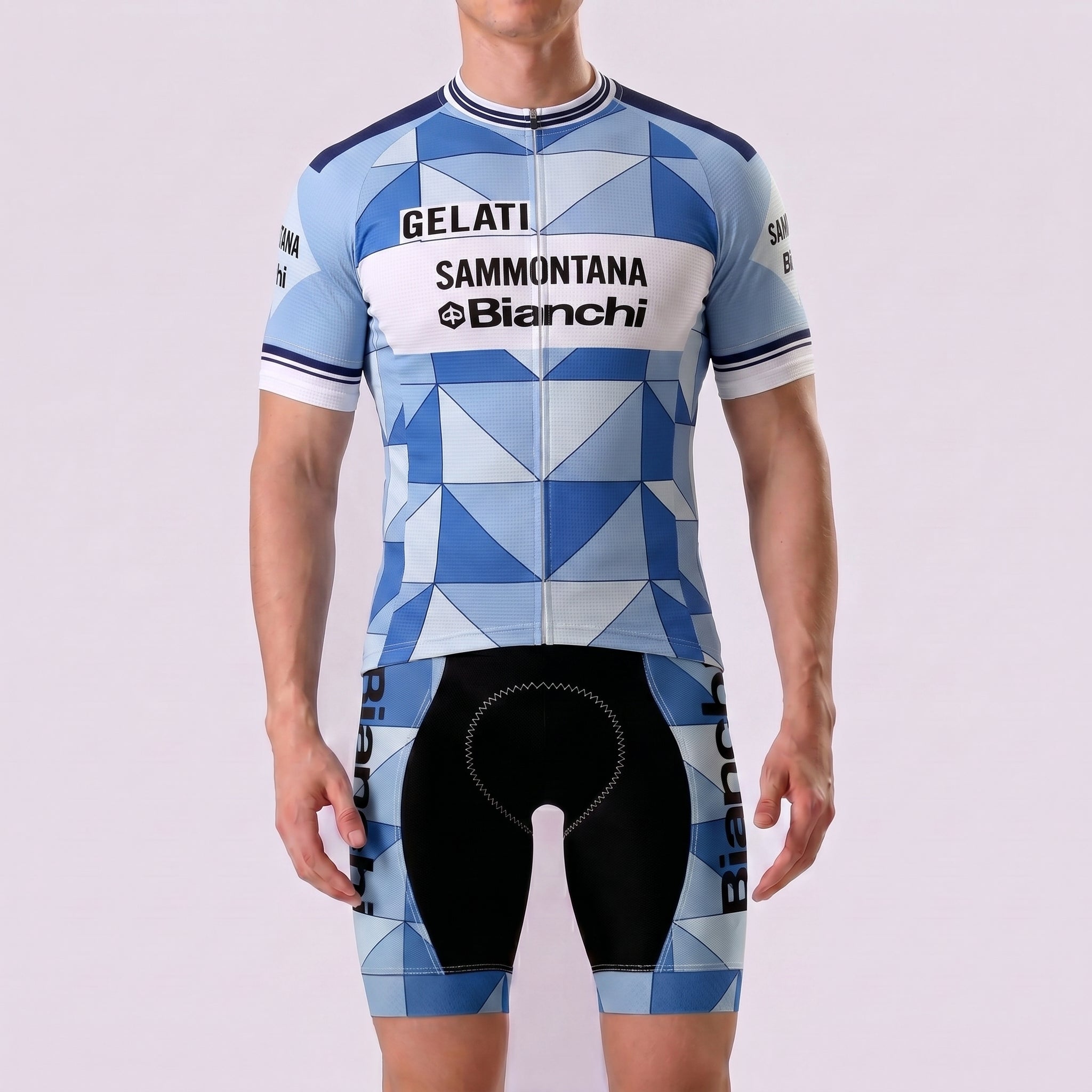 1986 Bianchi Short Sleeves Cycling Kits