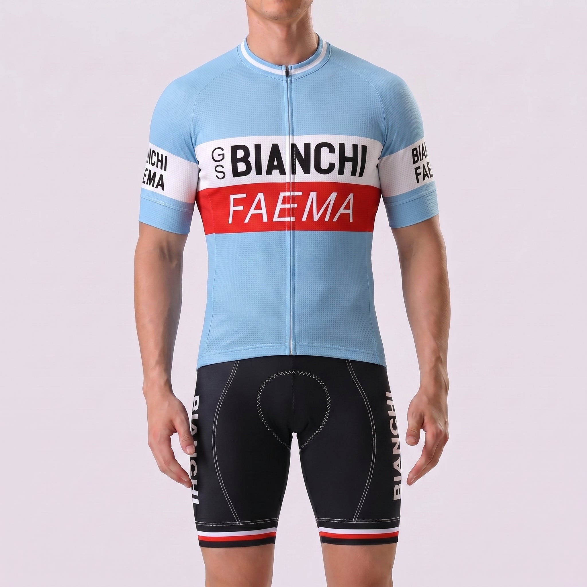 Bianchi FAEMA Short Sleeves Cycling Kits