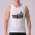 White MOLTENI Cycling Vests