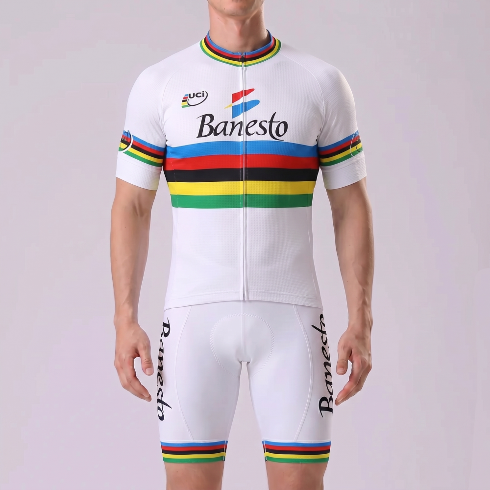1996 Banesto UCI Short Sleeves Cycling Kits