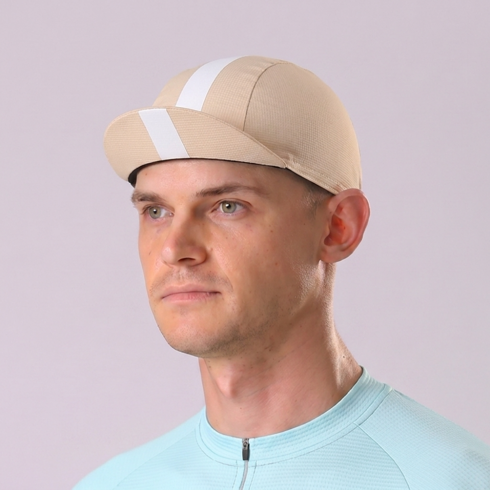 Light Khaki Cycling Cap