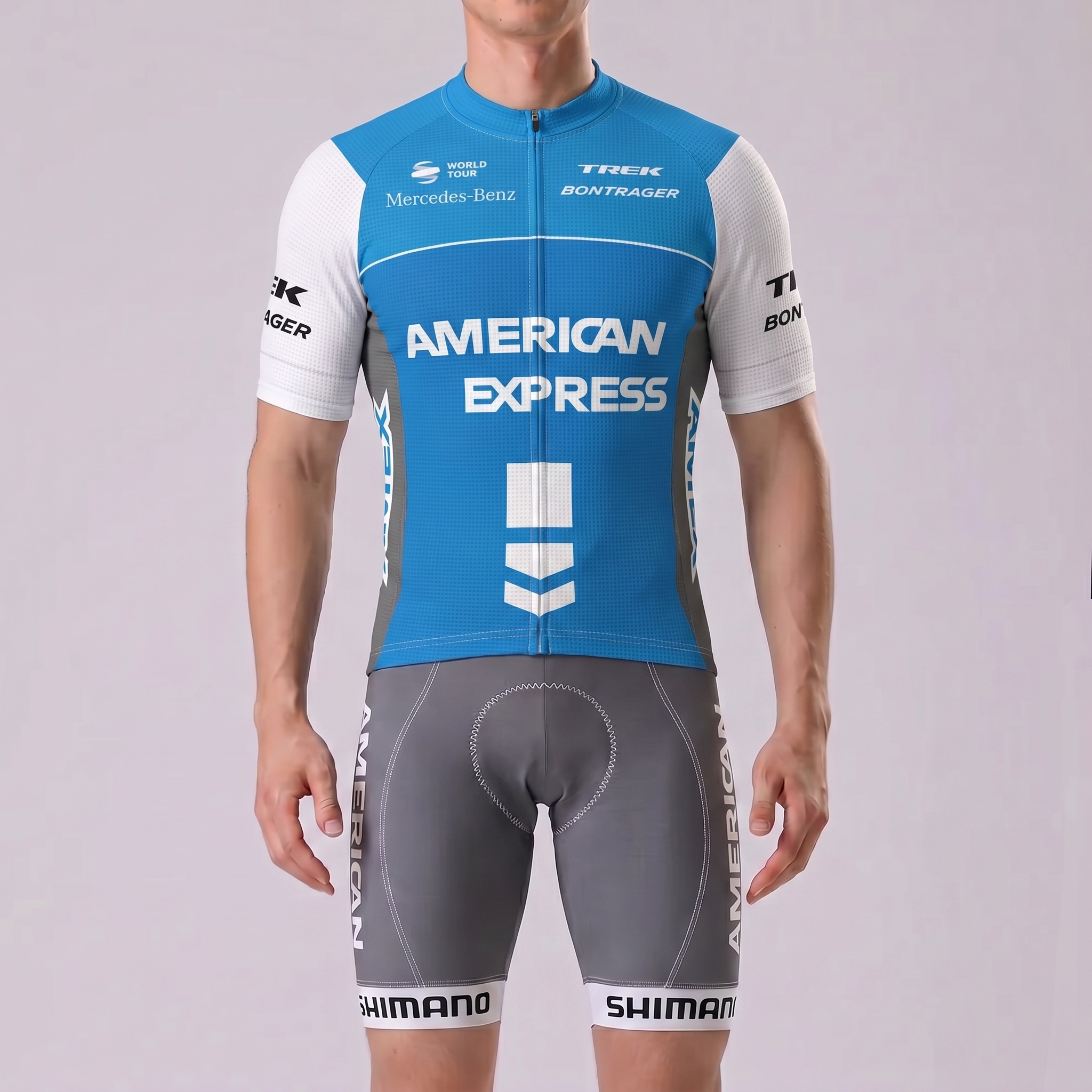 USA AMEX  Short Sleeves Cycling Kits