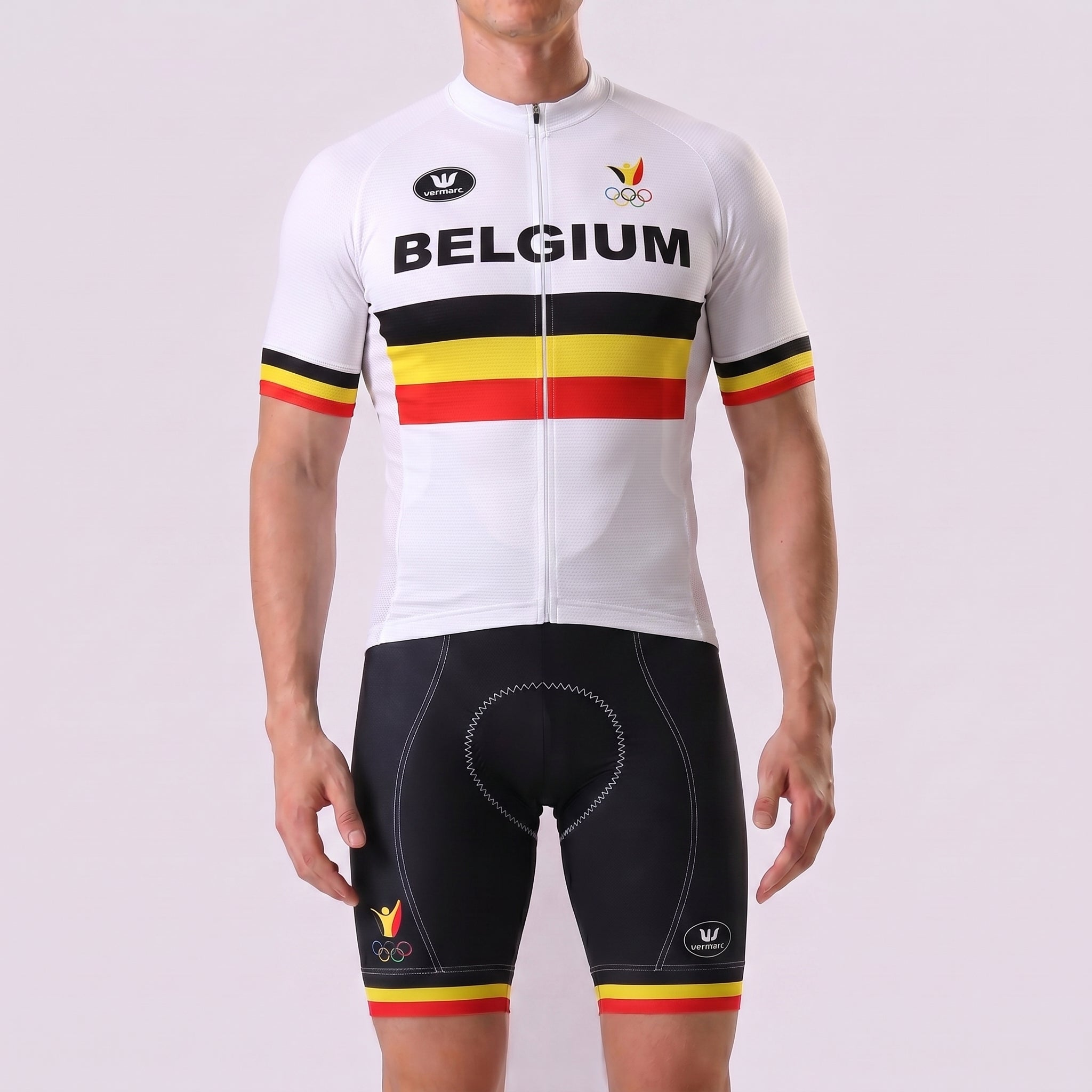 Belgium Galou Short Sleeves Cycling Kits