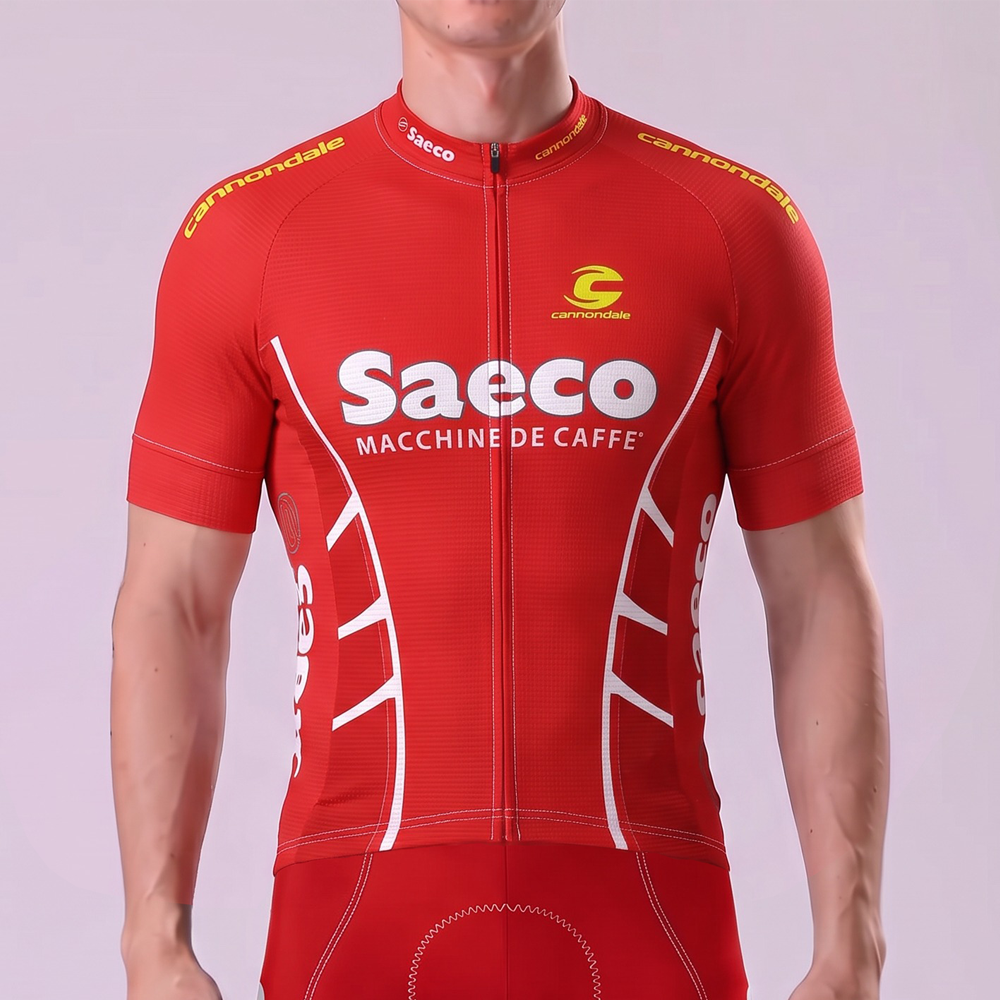 1997 Red Short Sleeves Cycling Jersey