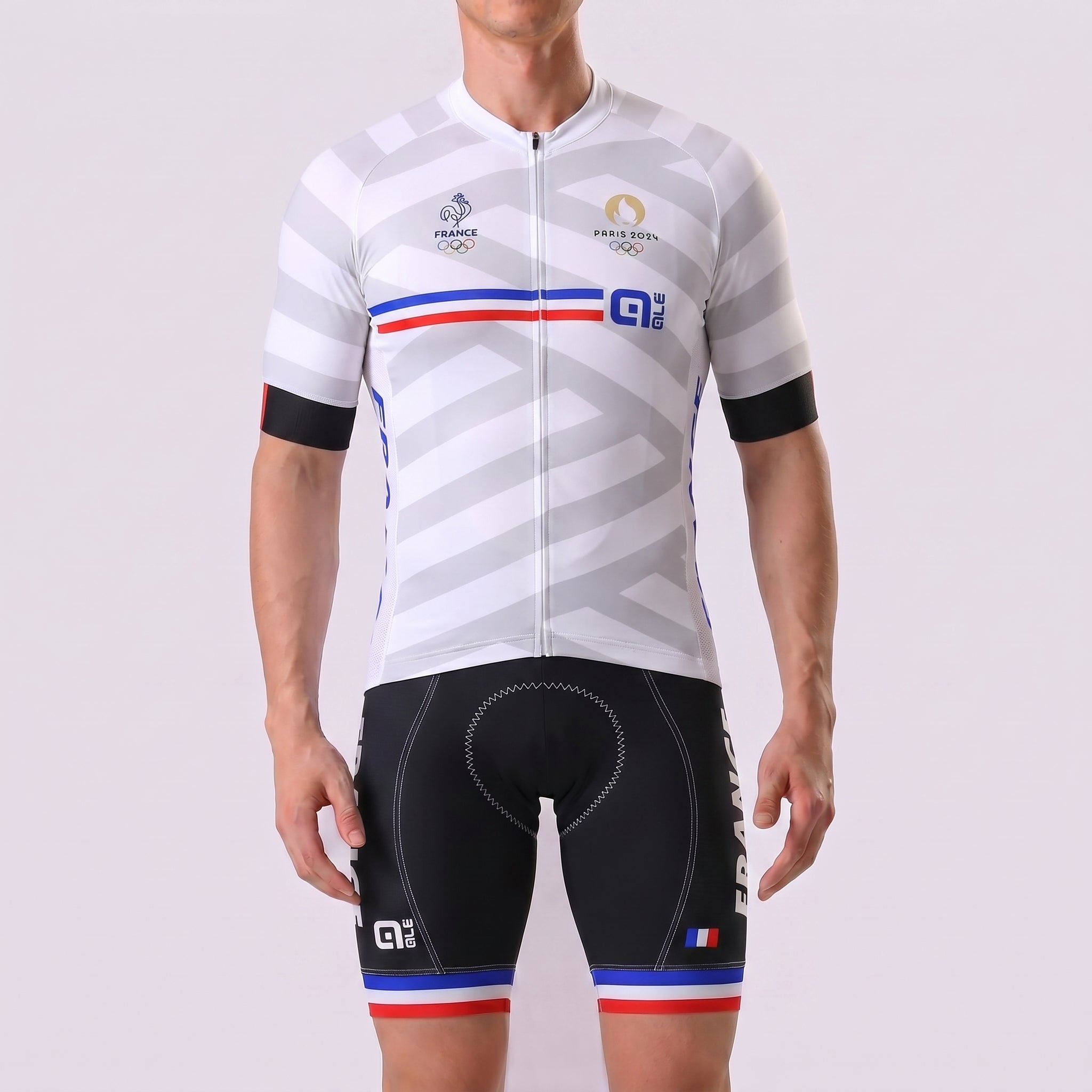France Stripes Short Sleeves Cycling Kits