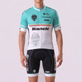 Blue Bianchi Short Sleeves Cycling Kits