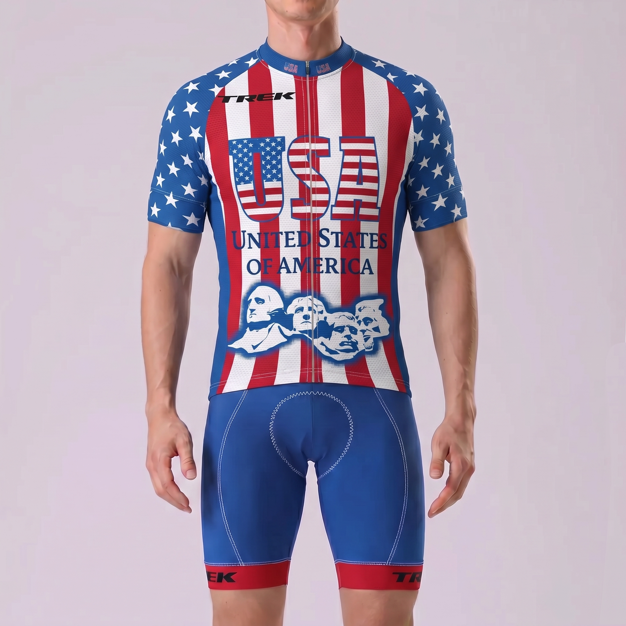 UNITED STATE OF AMERICA Short Sleeves Cycling Kits