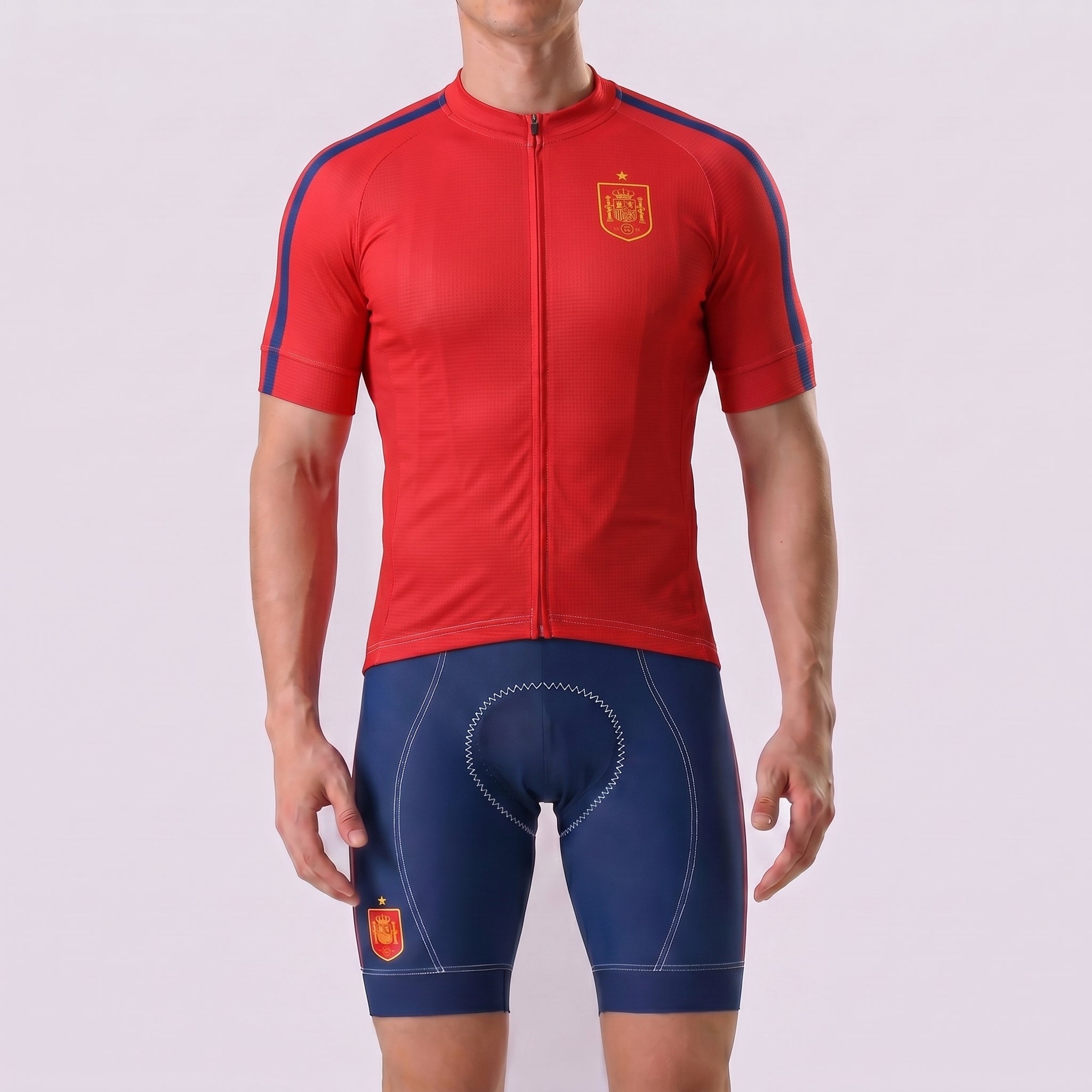 Spain Short Sleeves Cycling Kits