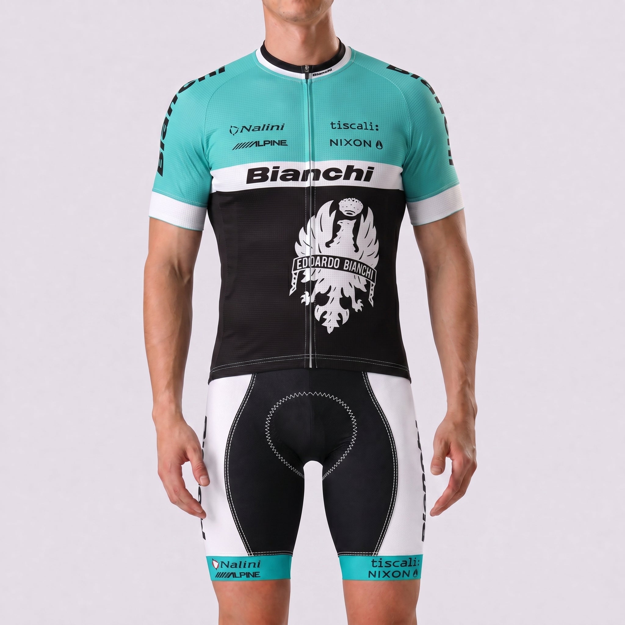 Nalini Bianchi Short Sleeves Cycling Kits
