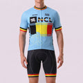 Belgium GillesVC Short Sleeves Cycling Kits