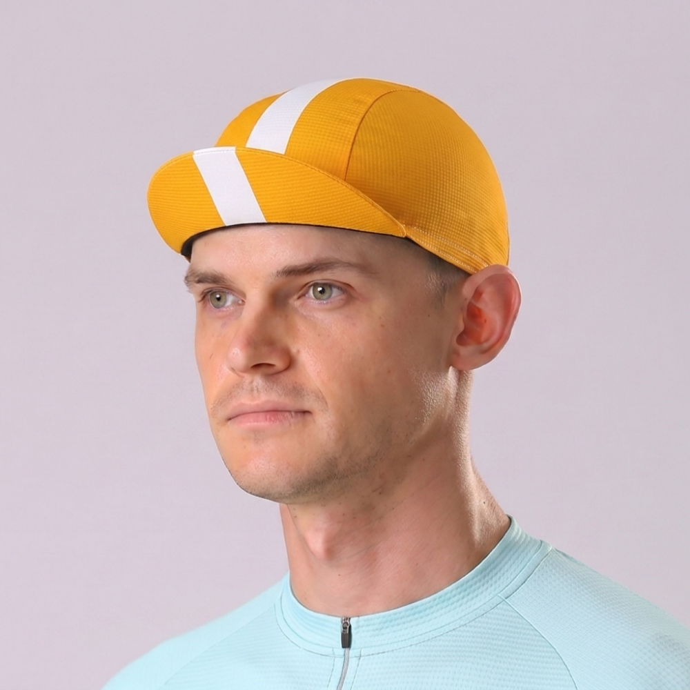 Orange Cycling Cap
