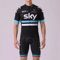 2016 Sky Short Sleeves Cycling Kits