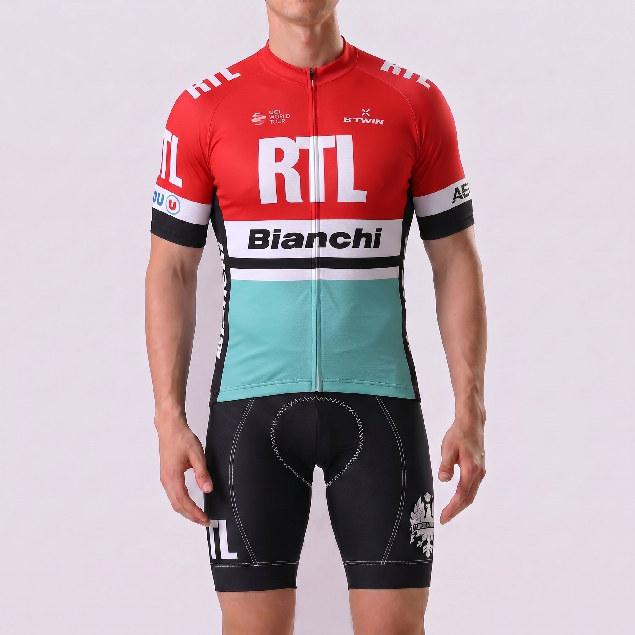 RTL Bianchi Short Sleeves Cycling Kits