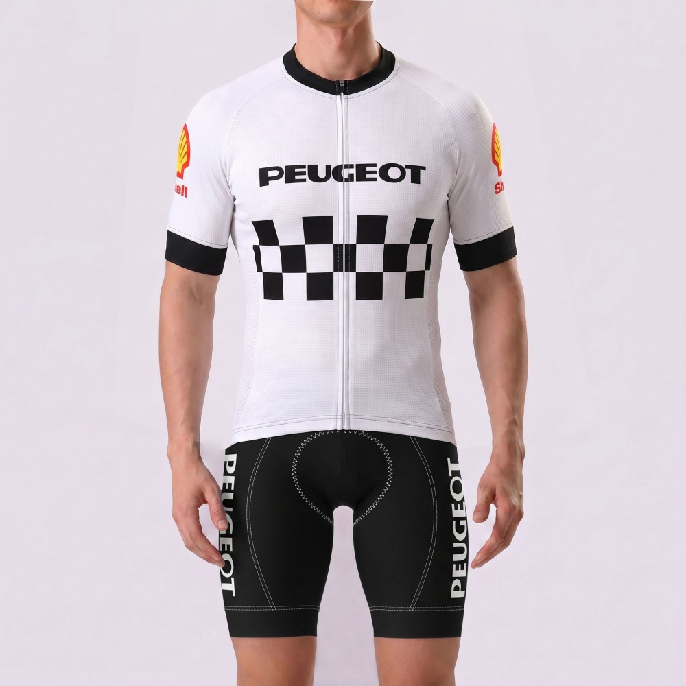 1986 PEUGEOT Short Sleeves Cycling Kits