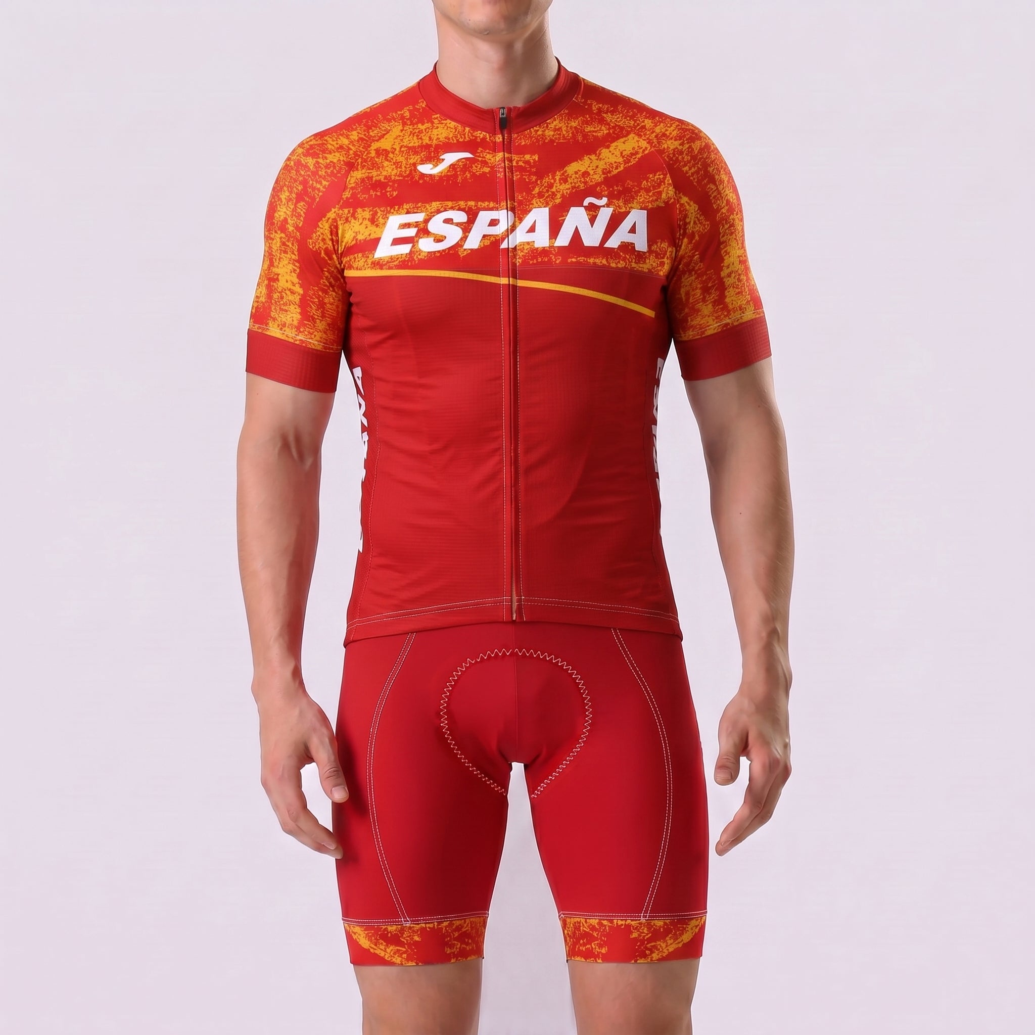 ESPANA Red Short Sleeves Cycling Kits