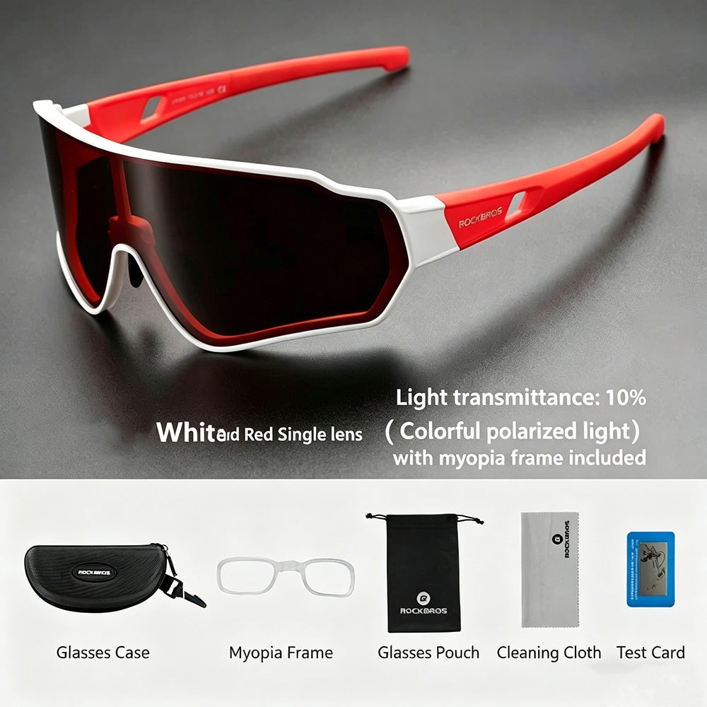 ROCKBROS Photochromic Polarized Cycling Sunglasses