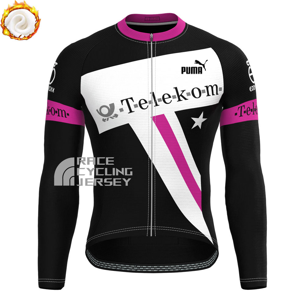 1991 Telekom Fleece Long Sleeves Cycling Kits