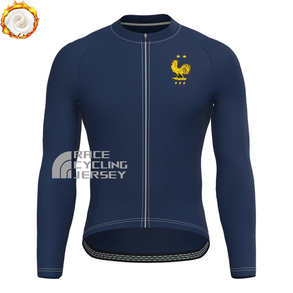 France Fleece Long Cycling Jersey