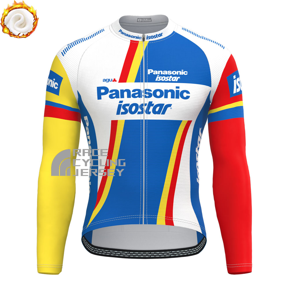 1990 Panasonic Isostar Fleece Long Cycling Jersey