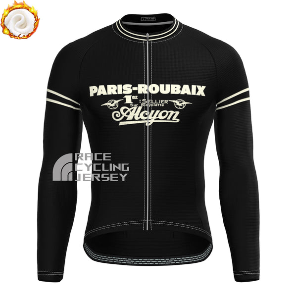 Alcyom Fleece Long Cycling Jersey