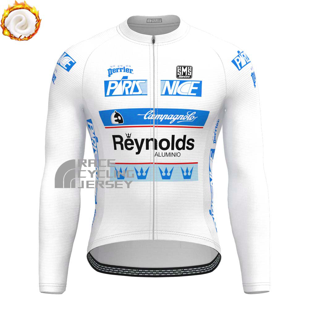 1989 Reynolds Perrier Fleece Long Cycling Jersey