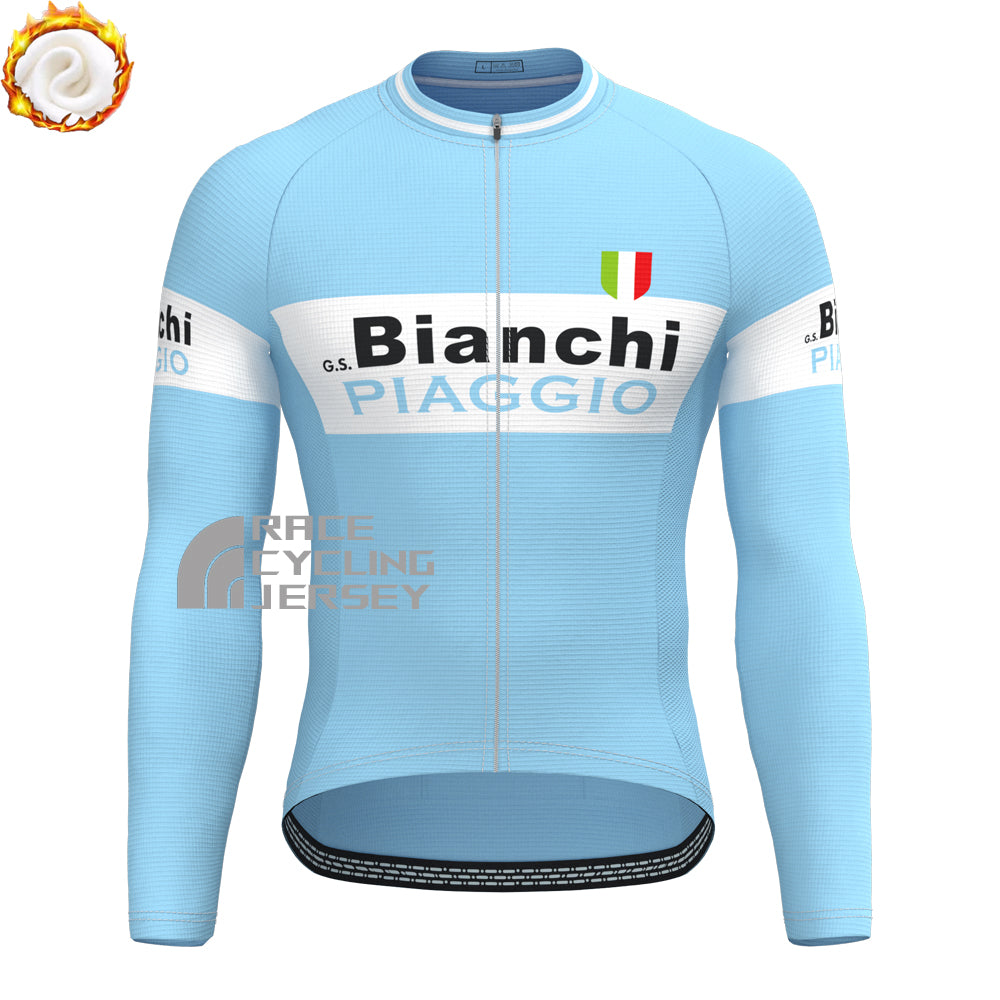 Bianchi PIAGGIO Fleece Long Sleeves Cycling Kits