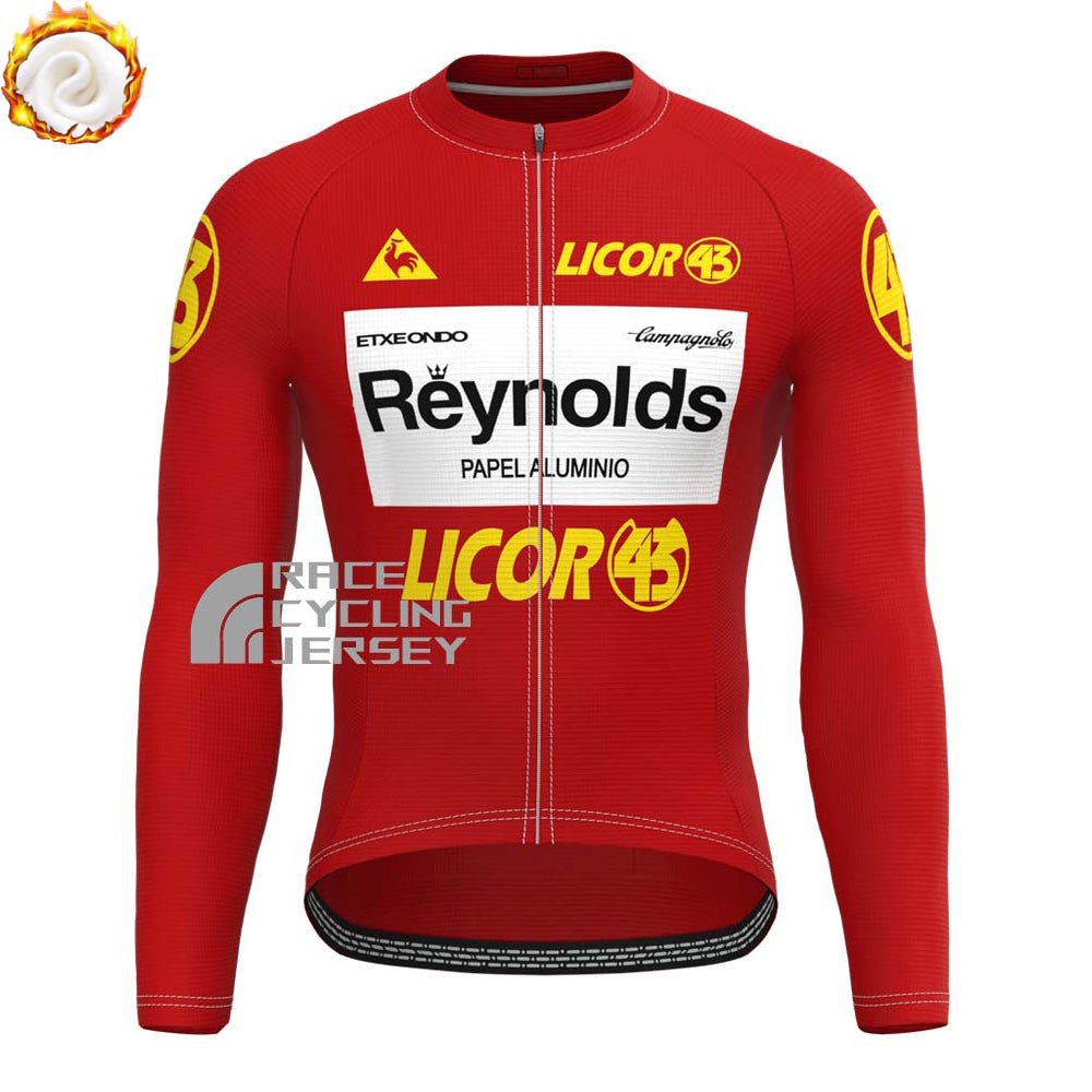 1981 Reynolds Licor Fleece Long Cycling Jersey