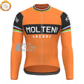Orange MOLTENI Fleece Long Cycling Jersey