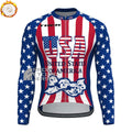 UNITED STATE OF AMERICA Fleece Long Cycling Jersey