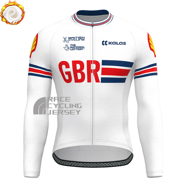 2023 United Kingdom Fleece Long Cycling Jersey