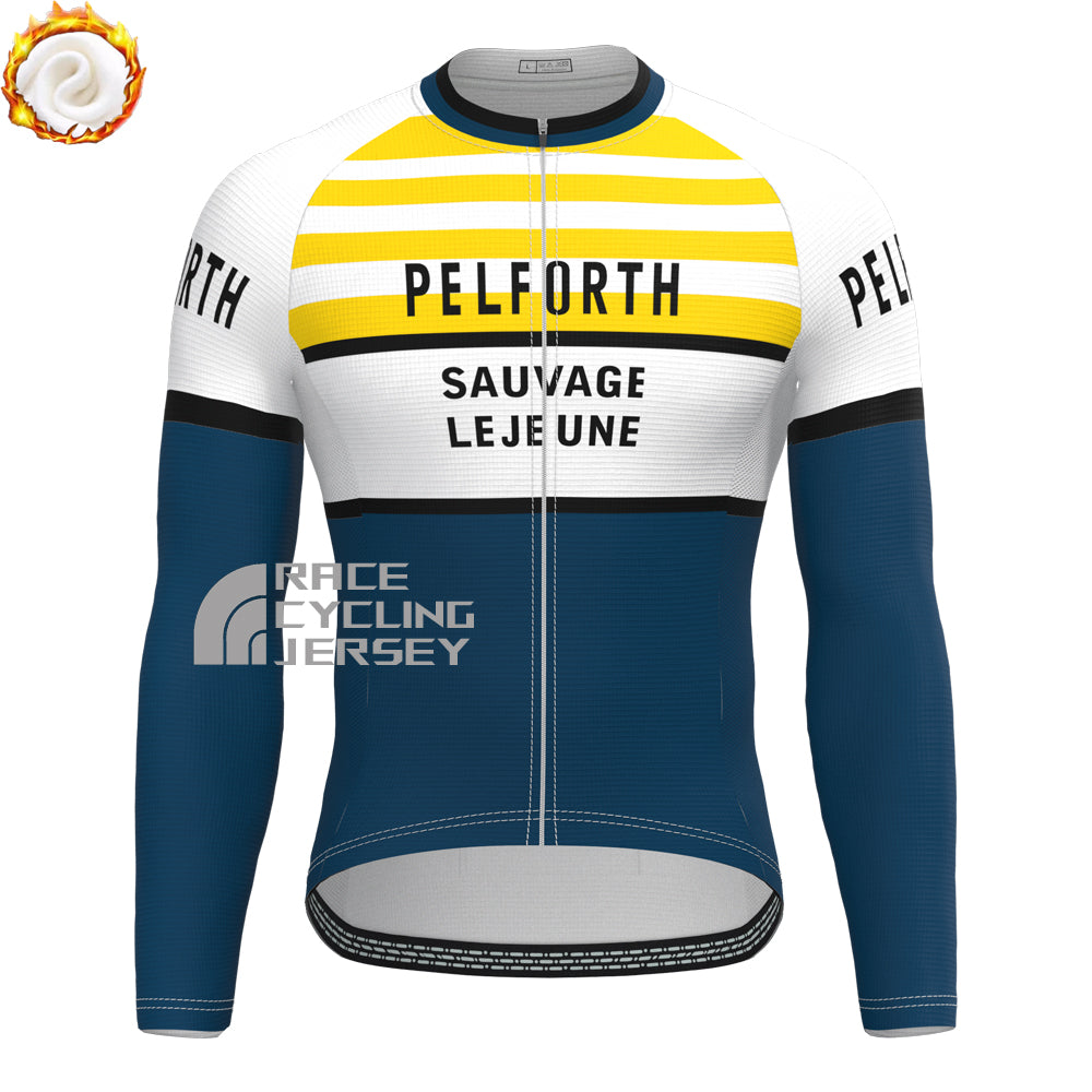 PELFORTH Fleece Long Sleeves Cycling Kits