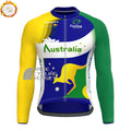 Australia Fleece Long Cycling Jersey