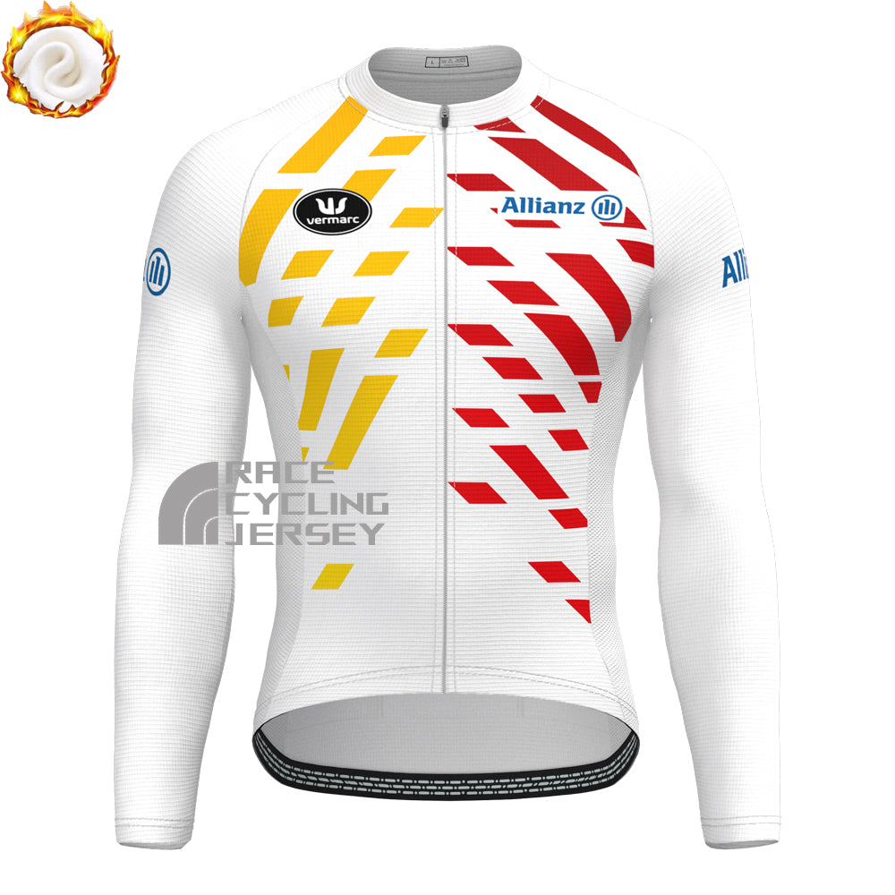 Belgium Allianz Fleece Long Sleeves Cycling Kits