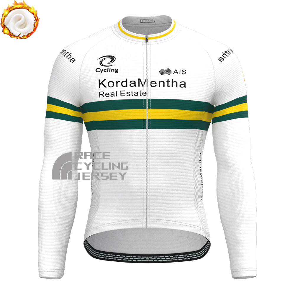 2019 Australia Fleece Long Sleeves Cycling Kits