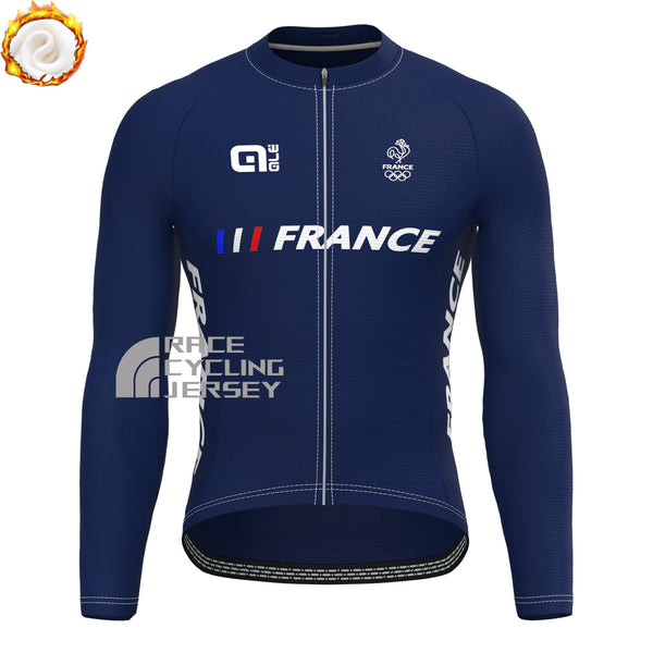 France Sportif Fleece Long Cycling Jersey