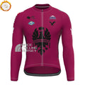 Red Bianchi Fleece Long Cycling Jersey