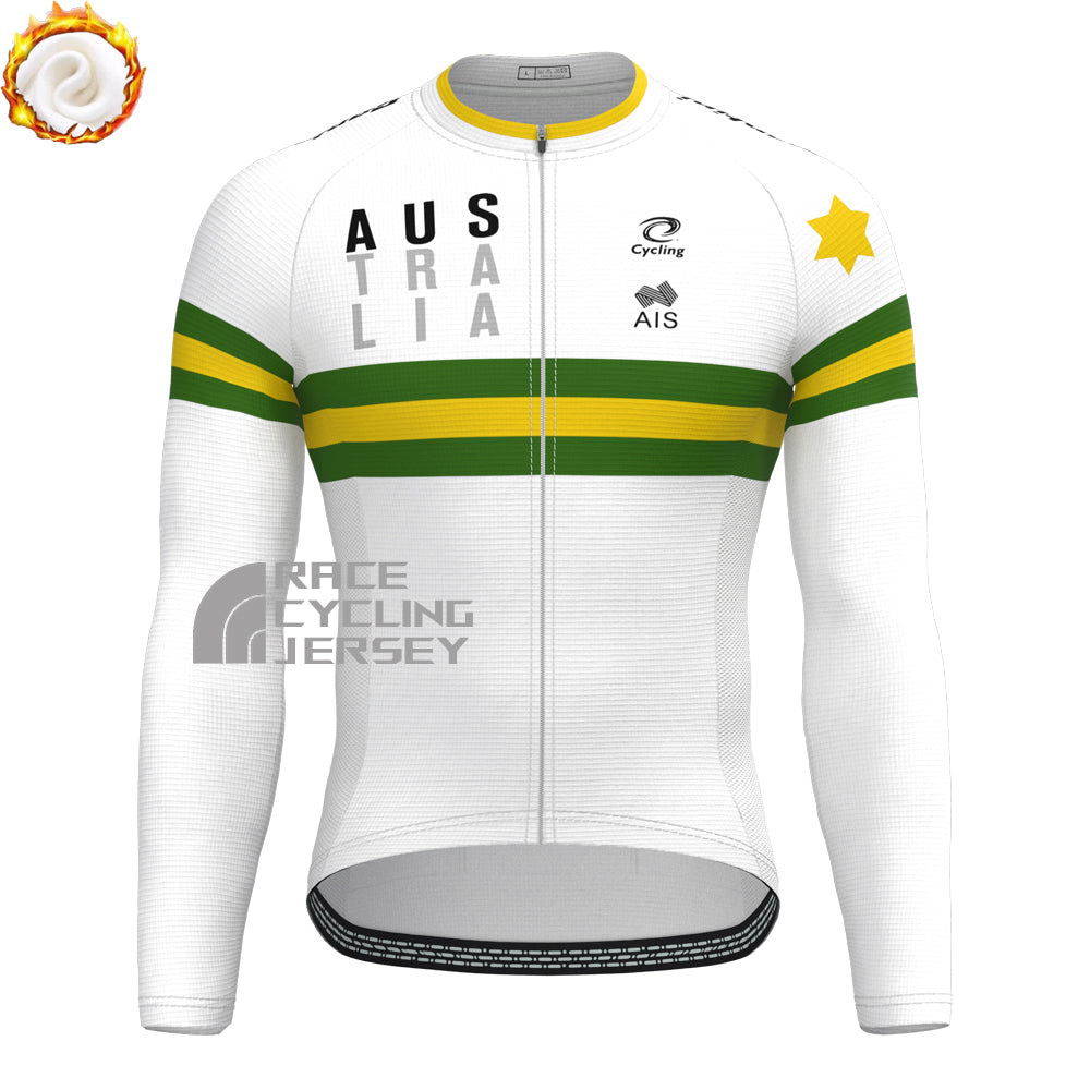 2022 AUS Fleece Long Sleeves Cycling Kits
