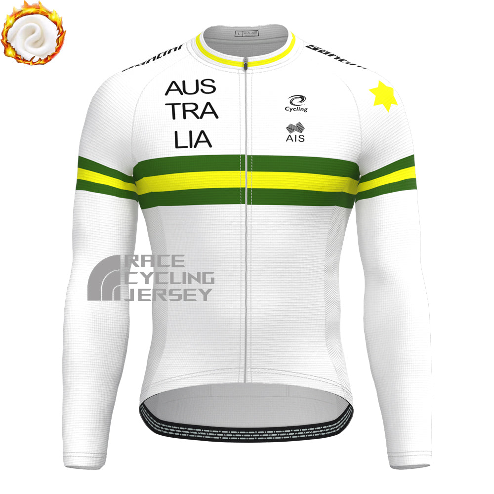 2018 AUS Fleece Long Cycling Jersey