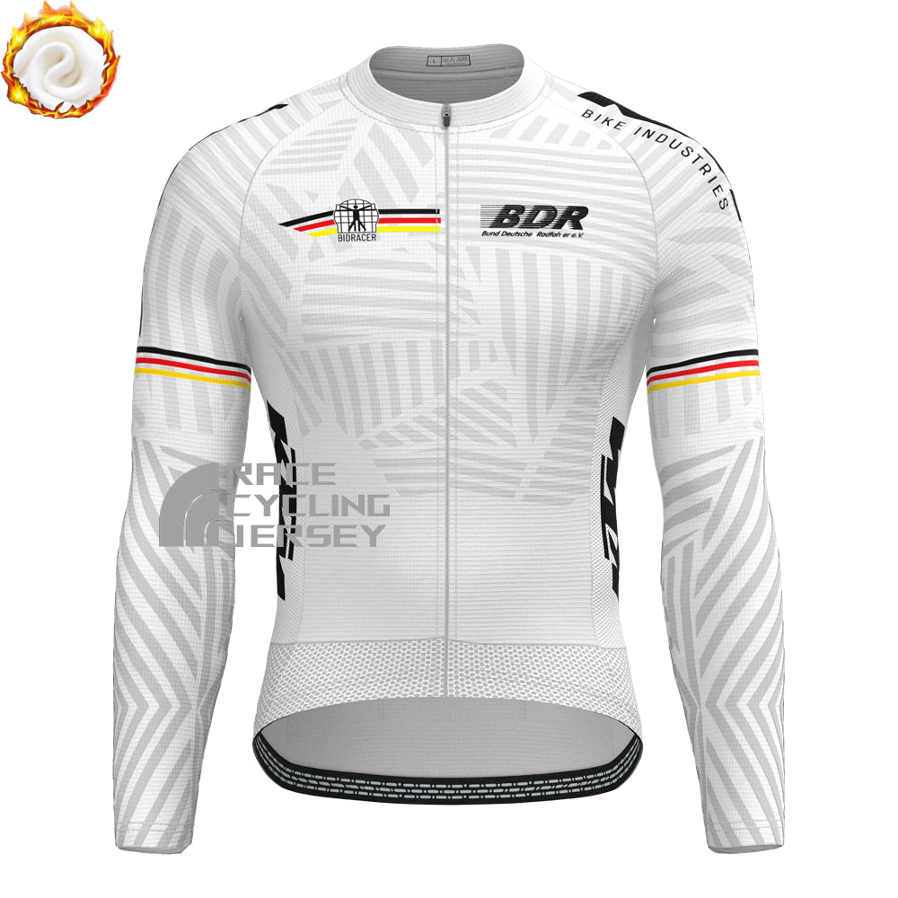 2023 Germany Fleece Long Sleeves Cycling Kits