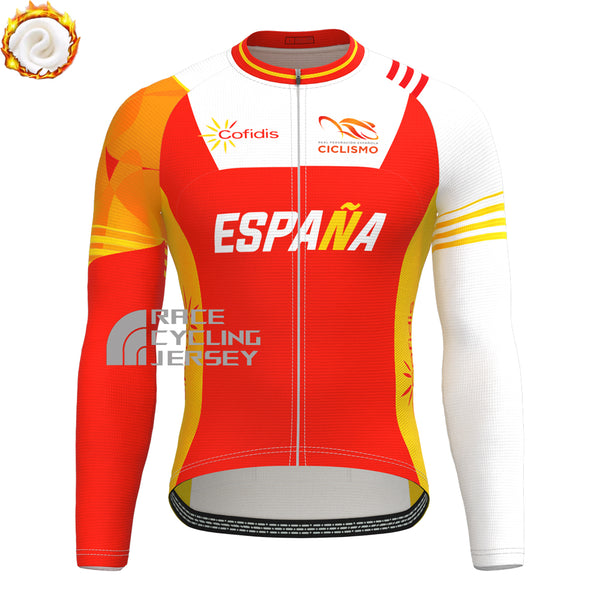 ESPANA Fleece Long Cycling Jersey